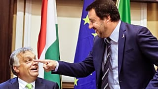 Orbán Viktor és Matteo Salvini 2018-ban