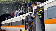 Tayvan'da tren kazası