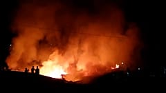 Brand in Rohingya-Flüchtlingslager