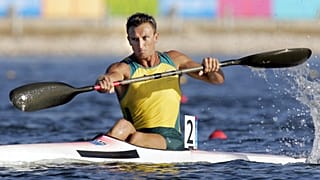 Nathan Baggaley claiming a silver medal in the 2004 Olympic Games in Athens