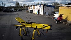 Un campo della comunità rom di Tolosa, nel sud della Francia, fotografato durante il secondo lockdown nel novembre 2020