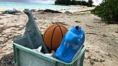 File photo - Plastic waste in the beach
