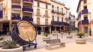 Imagen de la localidad turolense de Calanda, donde se celebra la tradicional "Rompida de la hora".