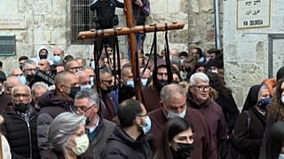 Christians mark Good Friday in Jerusalem inching towards normalcy