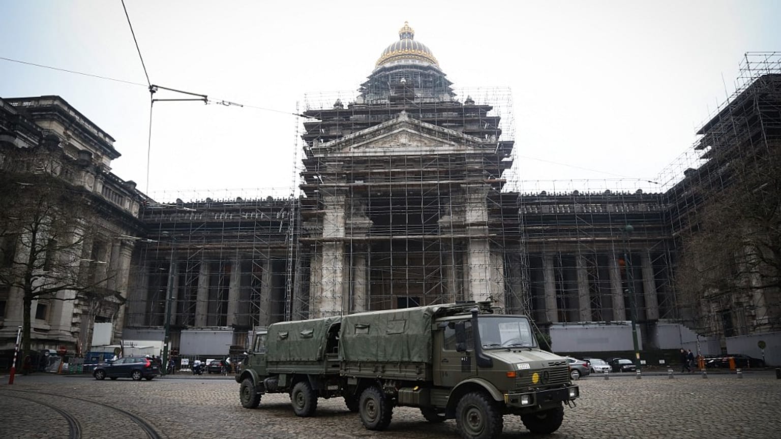 Le Palais de justice de Bruxelles, le 19 janvier 2015