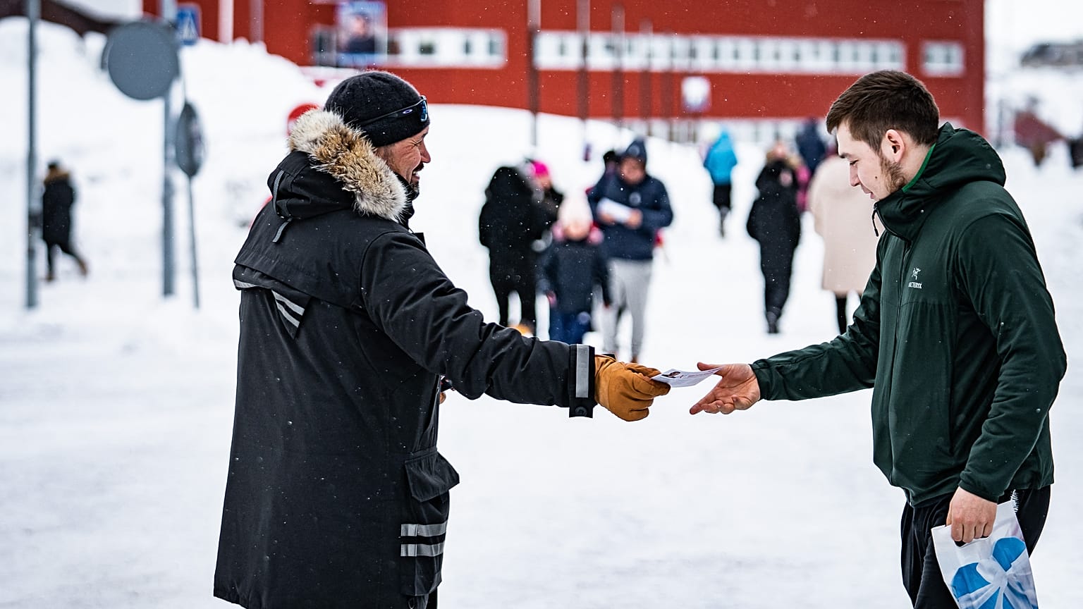 Wahlkampf in Grönlands Hauptstadt Nuuk