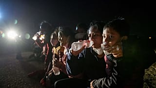 Flüchtlinge an der Grenze zwischen den USA und Mexiko