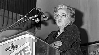 Simone Iff,  militante française du droit à l'avortement, une des initiatrices du "Manifeste des 343" - photo d'archives