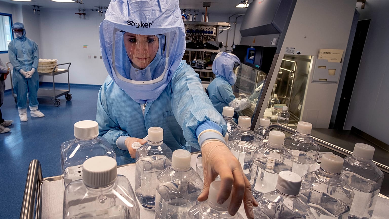 BioNTech Impfstoff-Produktion in Marburg