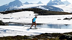 Illustrative picture: Norwegian cross-country skier Therese Johaug during a training session at Sognefjellet, Norway, 