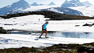 Illustrative picture: Norwegian cross-country skier Therese Johaug during a training session at Sognefjellet, Norway, 