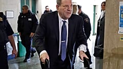 FILE — In this Feb. 21, 2020 file photo, Harvey Weinstein arrives at a Manhattan court as jury deliberations continue in his rape trial, in New York. 
