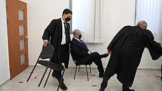 بنیامین نتانیاهو در جلسه دادگاه