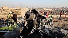 هواپیمای اوکراینی که توسط موشک پدافند هوایی سپاه پاسداران سرنگون شد