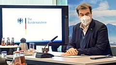 Markus Söder Ende Februar 2021 in München
