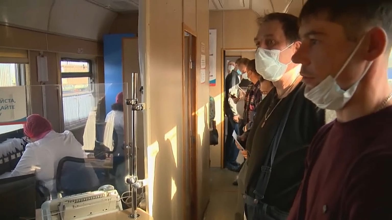 Vaccinazioni in treno