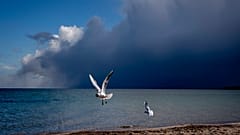 Am Timmendorfer Strand nach Ostern