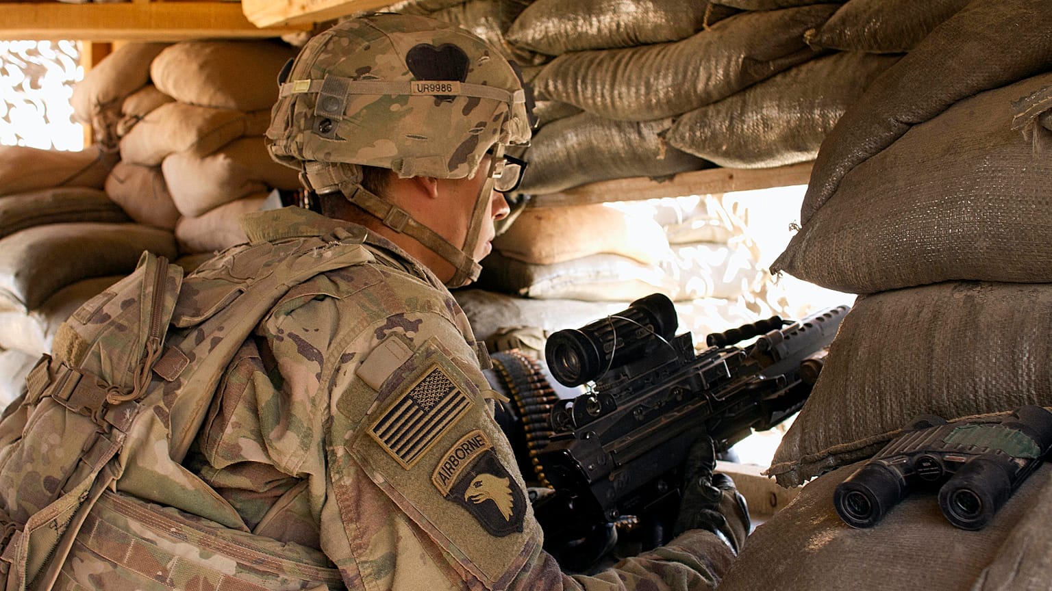Irak'ta görev yapan Amerikan askeri (arşiv)