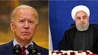 ABD Başkanı Joe Biden (solda) Trump dönemi iptal edilen 2015 tarihli nükleer anlaşmaya geri dönmek istiyor.