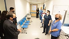 Ο Πρόεδρος της Κύπρου στο Νοσοκομείο Αναφοράς 