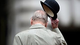 Britain's Prince Philip, in his role as Captain General of the Royal Marines, attends a Parade on the forecourt of Buckingham Palace, in central London.