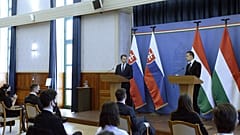 Igor Matovic és Szijjártó Péter Budapesten 2021. 04. 09-én