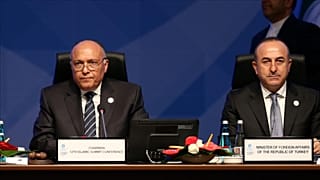 Mısır Dışişleri Bakanı Samih Şukri, Türkiye Dışişleri Bakanı Mevlüt Çavuşoğlu