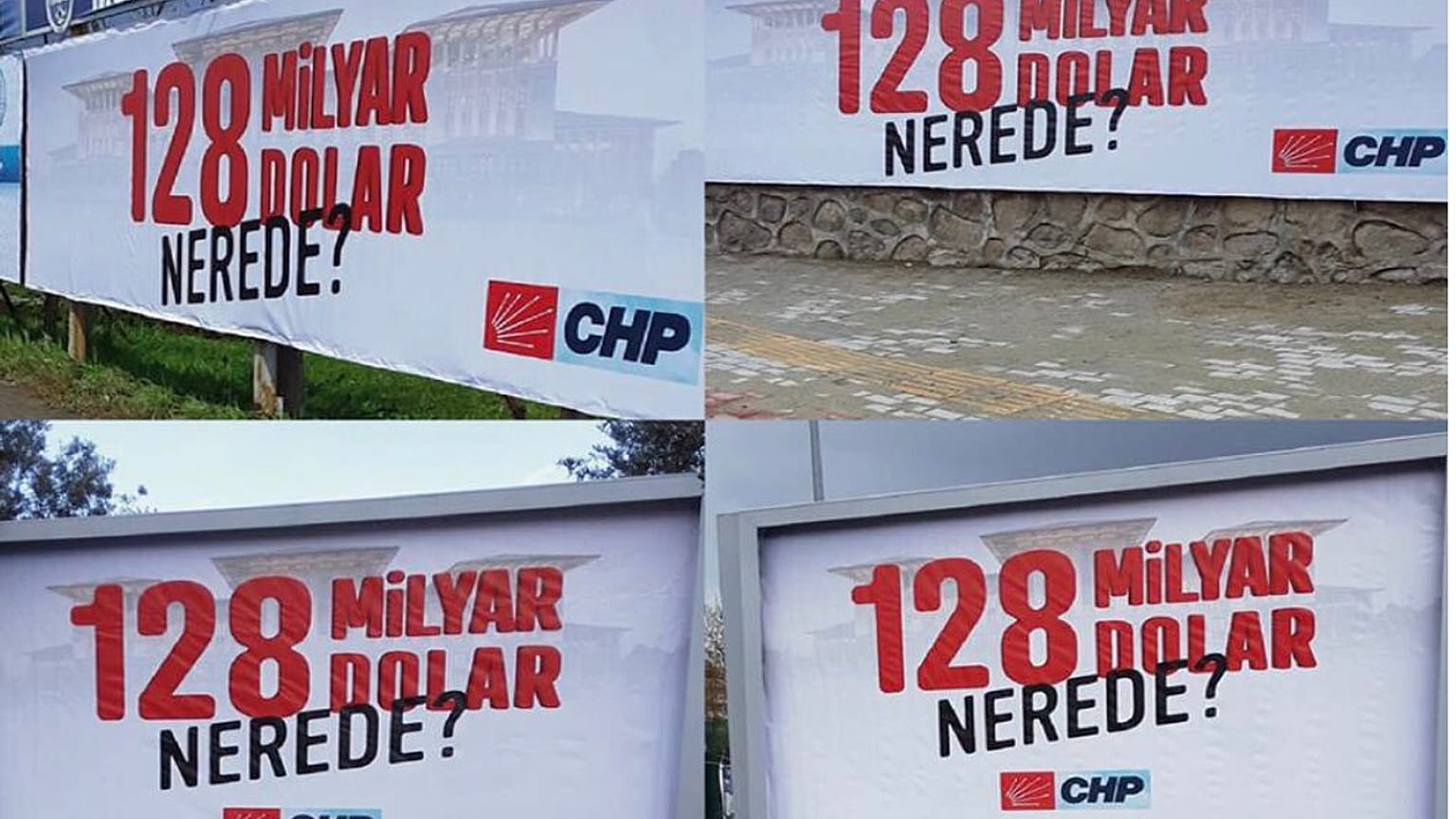 128 milyar nerede afişlerine soruşturma