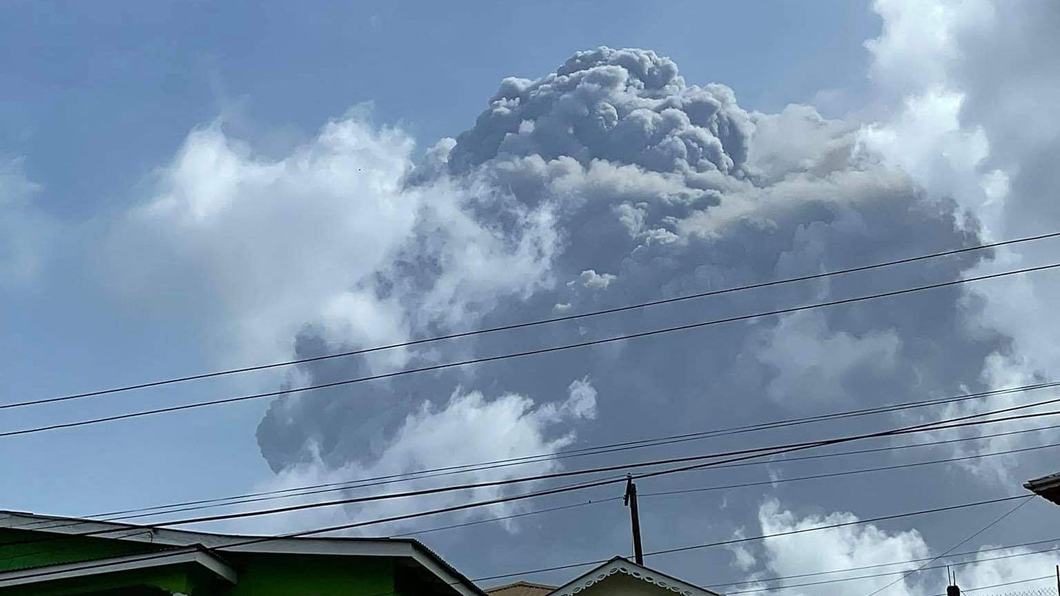 Der Vulkan La Soufriere