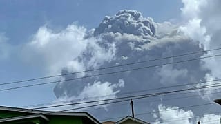Der Vulkan La Soufriere