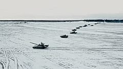Rusya'nın Ukrayna sınırına yakın bölgelere konuşlandırdığı tanklar