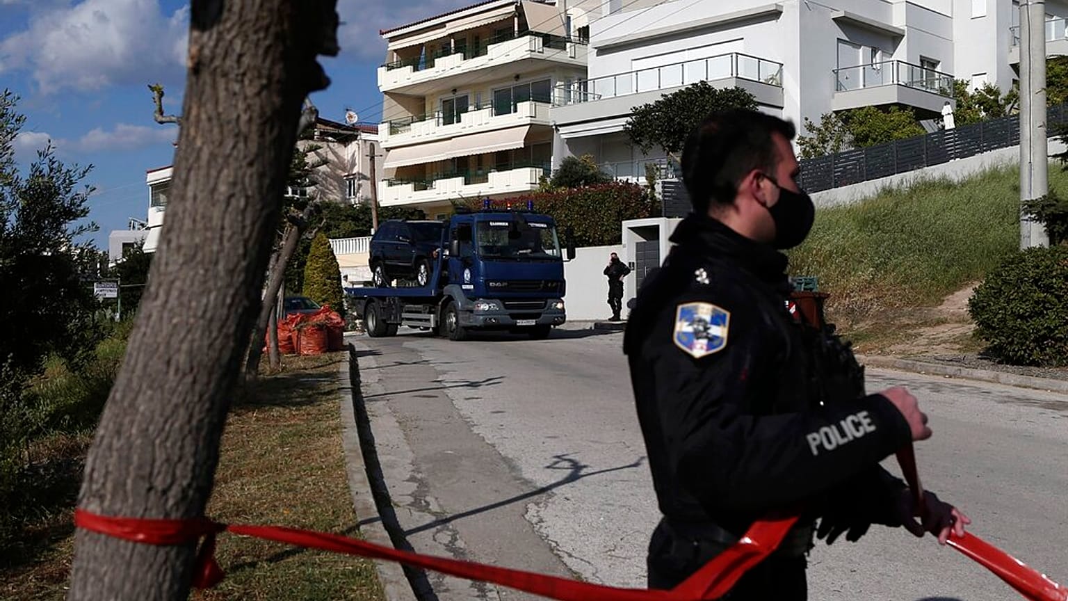 Το σημείο της δολοφονίας του Γιώργου Καραϊβάζ