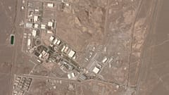 İran'ın İsfahan eyaletindeki Natanz Nükleer Tesisi'nin uydu görüntüsü