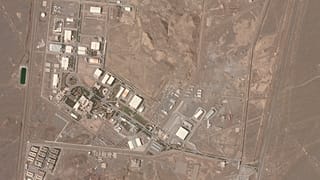 İran'ın İsfahan eyaletindeki Natanz Nükleer Tesisi'nin uydu görüntüsü