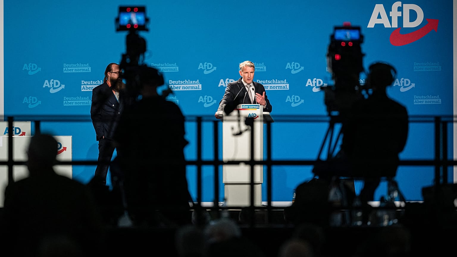 Björn Höcke auf dem Bundestparteitag der AfD in Dresden