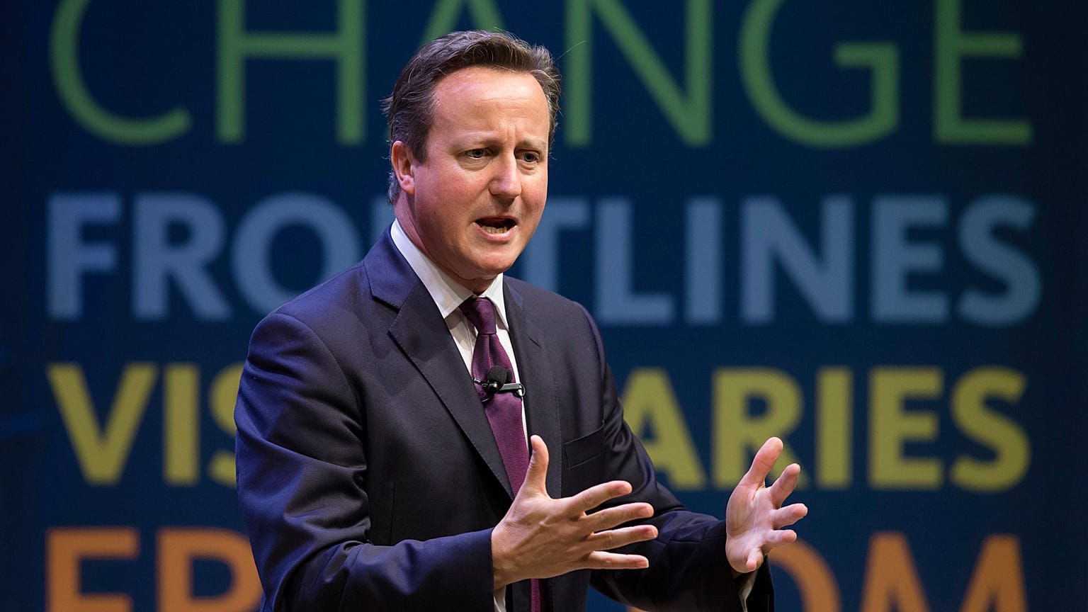 Former British prime minister David Cameron