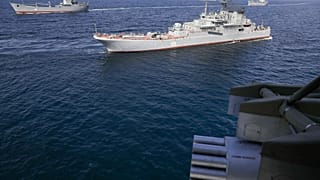 Rusya askeri tatbikatından bir görüntü