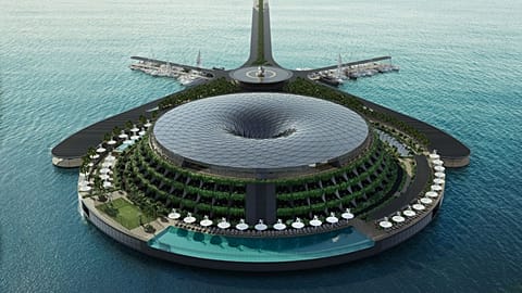 Floating hotel