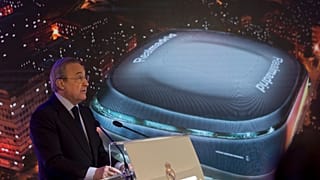 رئيس نادي ريال مدريد فلورنتينو بيريز في مدريد. 2019/04/02