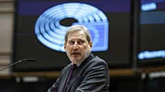 Johannes Hahn pictured in March. 