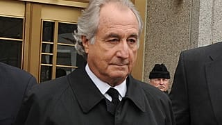 Bernard Madoff exits Manhattan federal court, Tuesday, March 10, 2009, in New York.