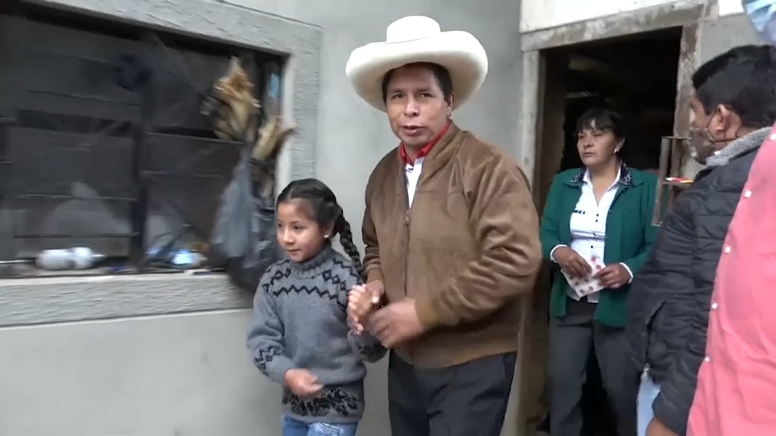Captura de imagen del candidato Pedro Castillo