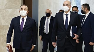 Dışişleri Bakanı Mevlüt Çavuşoğlu, Yunanistan Dışişleri Bakanı Nikos Dendias