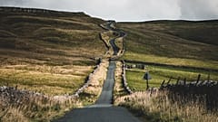 A road in Kettlewell, Skipton, Yorkshire 
