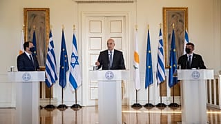 Φωτογραφία Αρχείου από την συνάντηση των ΥΠΕΞ Κύπρου, Ελλάδας, Ισραήλ