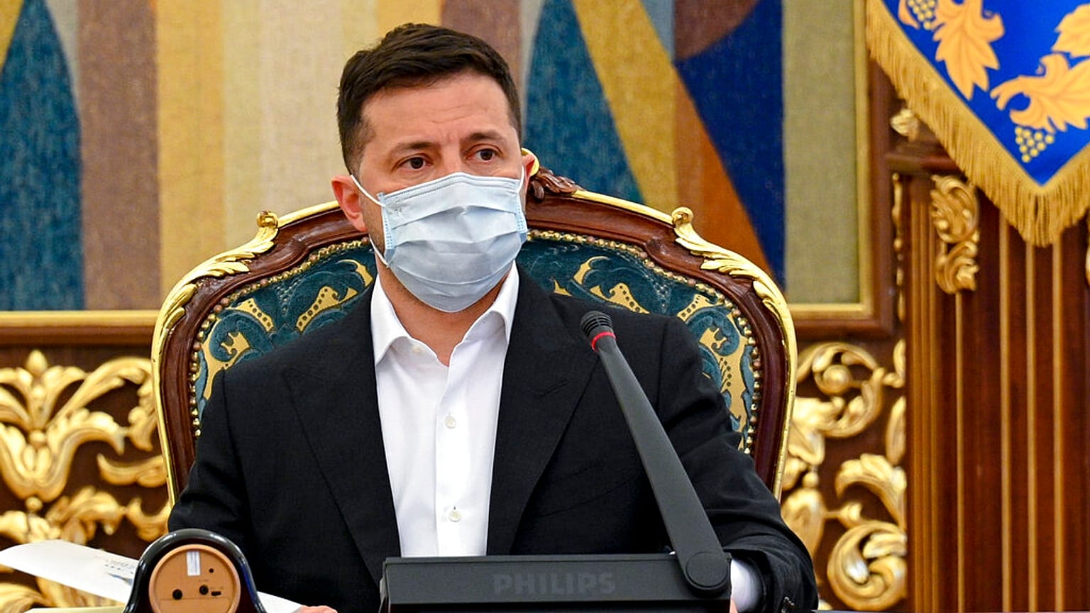 Zelenszkij ukrán elnök