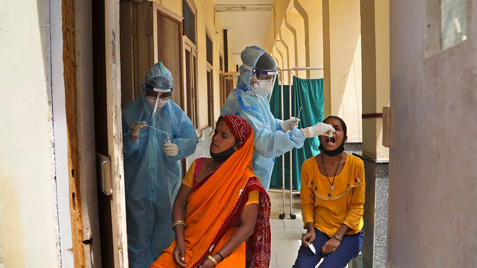 Coroanvirus-Tests in Indien