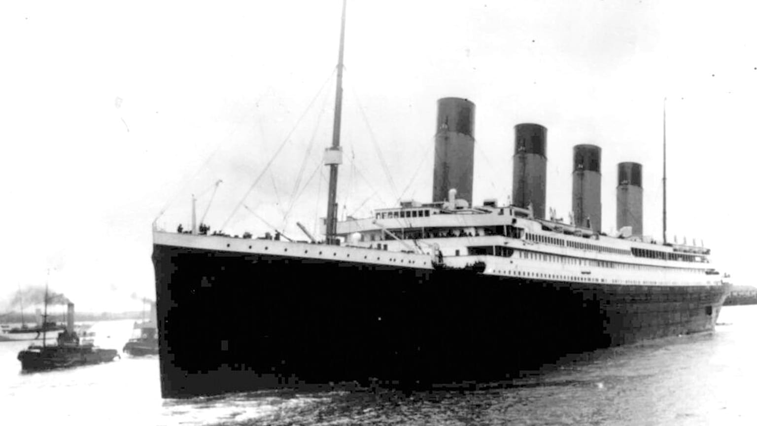 Archív felvétel: a Titanic kifut