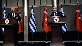 Yunanistan Dışişleri Bakanı Nikos Dendias, Türkiye Dışişleri Bakanı Mevlüt Çavuşoğlu