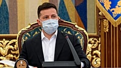 الرئيس الأوكراني فولوديمير زيلينسكي